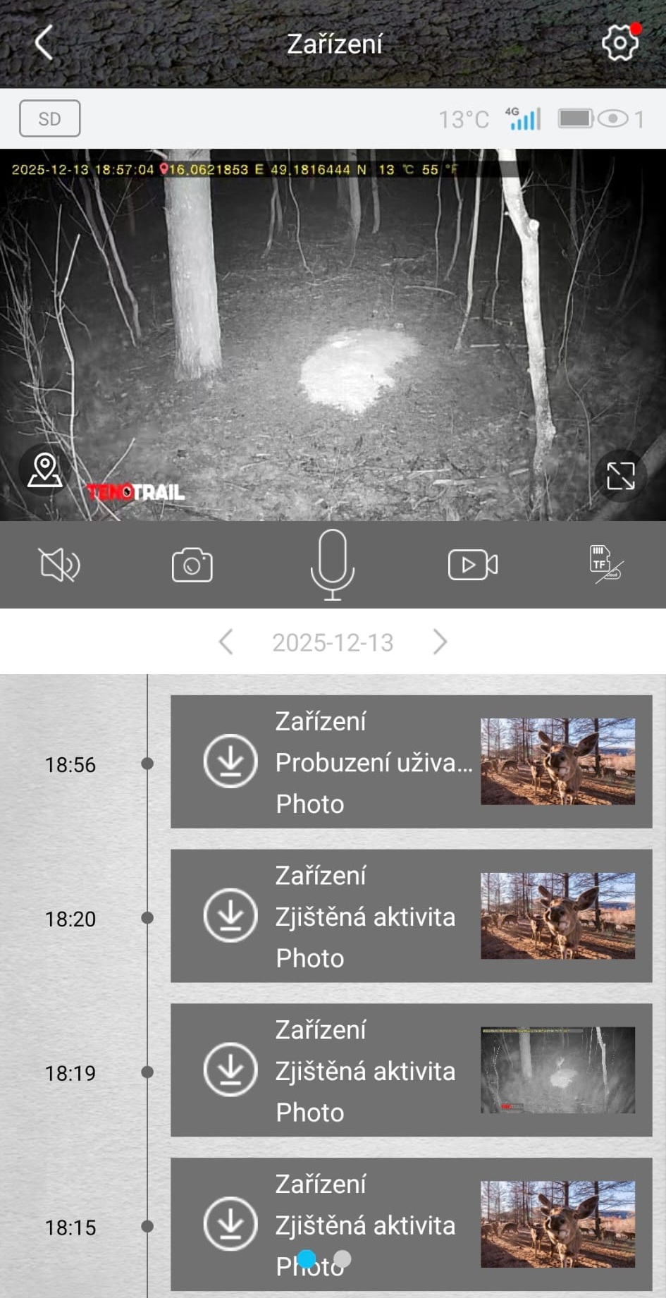 TenoTrail EasyLive 4G fotopast